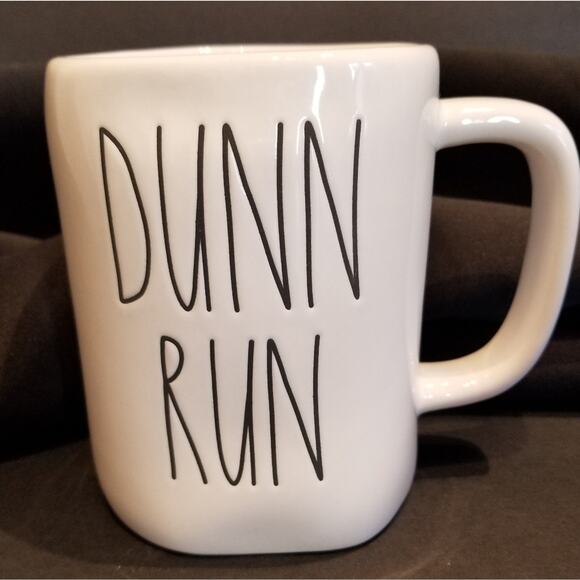 Rae Dunn New Dunn Run Coffee Mug Runner Gift Birthday Christmas Funny Gift - Picture 1 of 4